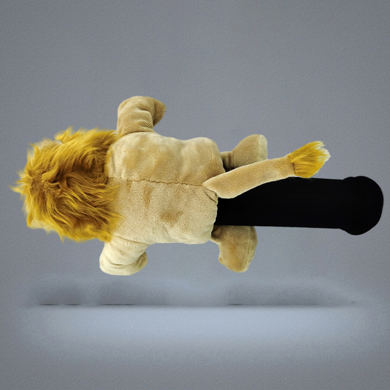 Cartoon Lion Golf Driver Headcover 460cc Animal Head Cover Golf Club Accessories 2 Colors Mascot Novelty Cute Gift 220722