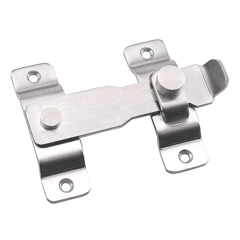 Stainless Steel Spring Door Bolt Wooden Plastic Steel Window Lock Buckle Furniture Cabinet Latch DIY Household Hardware Part