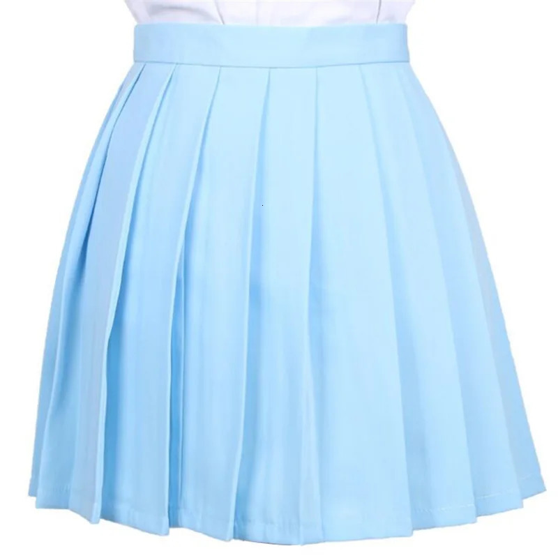 Japanese pleated Cos Macarons high waisted women's clothing Kawaii women's clothing South Korean Harajuku women's clothing 231229