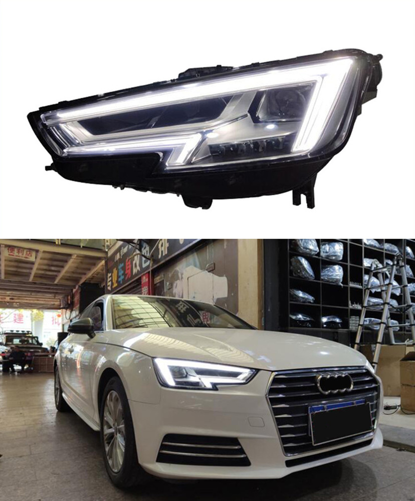 Car Light for Audi A4 B9 LED Daytime Running Headlight 2017-2021 Turn Signal High Beam Head Lamp Automotive Accessories