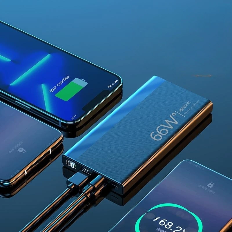 30000mAh Power Bank 66W External Battery Fast Charging Powerbank for iPhone 15 Samsung Xiaomi Huawei Portable Charger Poverbank