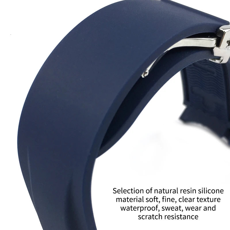 19mm 20mm 21mm 22mm Rubber SilICONe Watch Bands For 300 Strap Watchband Moon 240104