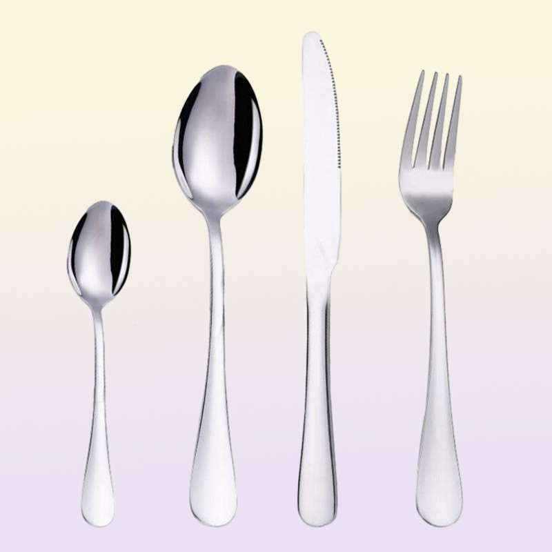 Flatware Sets More Choices 5pcsset 4pcsset Stainless Steel Set Grade Silverware Cutlery Utensils Include Knife Fork SpoonFlatwar7097677