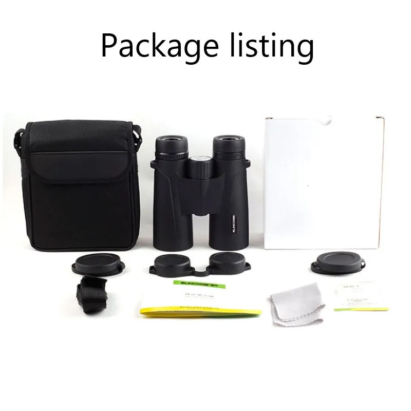 Wide Angle HD Binoculars BAK4 Prism System Waterproof 10x42 High Magnification Remote Telescope Preferred For Hunting Hiking 240104