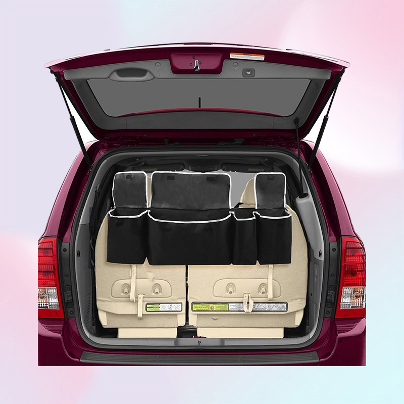 2025 new Car Organizer Universal Seat Storage Box Multifunction Backseat 4 Bag High Capacity Trunk Auto Back Interior Accesories Stuff865302