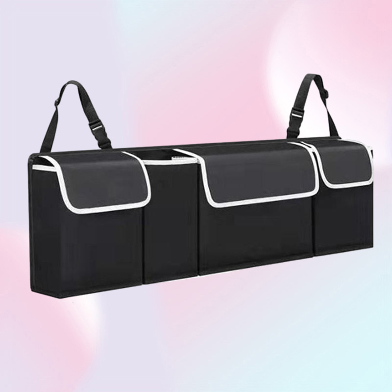 Car Organizer Universal Seat Storage Box Multifunction Backseat 4 Bag High Capacity Trunk Auto Back Interior Accesories Stuff