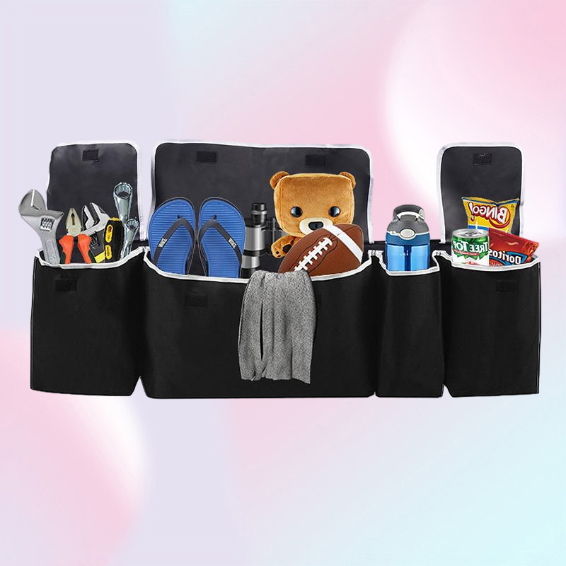 2025 new Car Organizer Universal Seat Storage Box Multifunction Backseat 4 Bag High Capacity Trunk Auto Back Interior Accesories Stuff865302