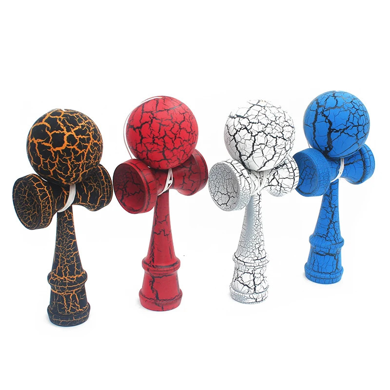 High Quality Wooden Outdoor Sport Toys Kendama Crack Beech Wood Toy Balls Kids Adult Toys Outdoor Juggling Ball Birthday Gift 240105