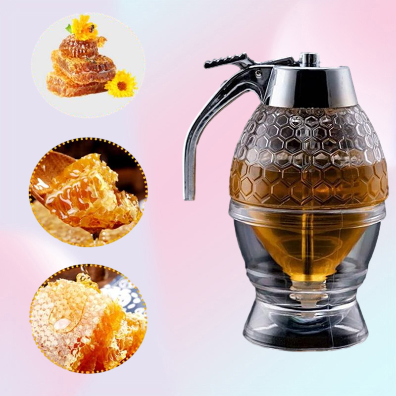 Storage Bottles 2PCS Dispenser NonDrip Syrup With Stand Cup Jar Special Pot For5519216