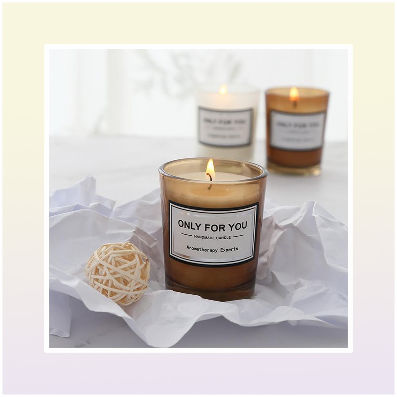 Candles Party Aroma Christmas Candle Bulk Scented Wedding Halloween With Lid Creative Bougie Parfumee Home Decoration BD50LZ9514770