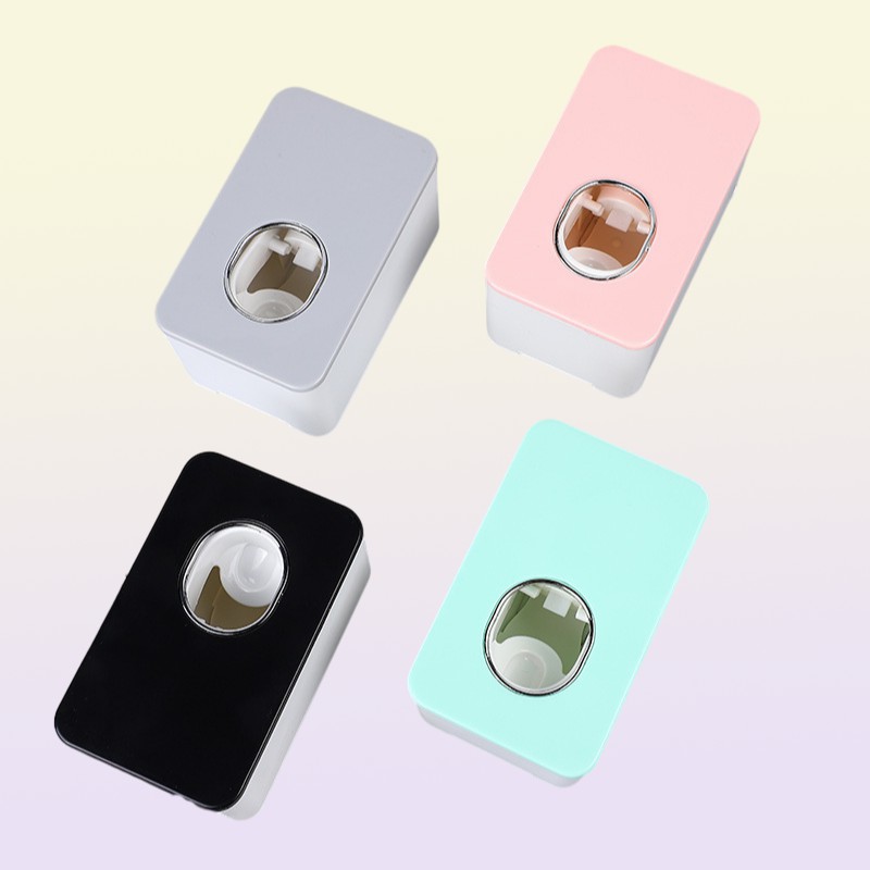 Toothbrush Holders Wall Mounted Automatic Toothpaste Dispenser Squeezers Bathroom Accessories Toothpaste Holder Rack dispensador p