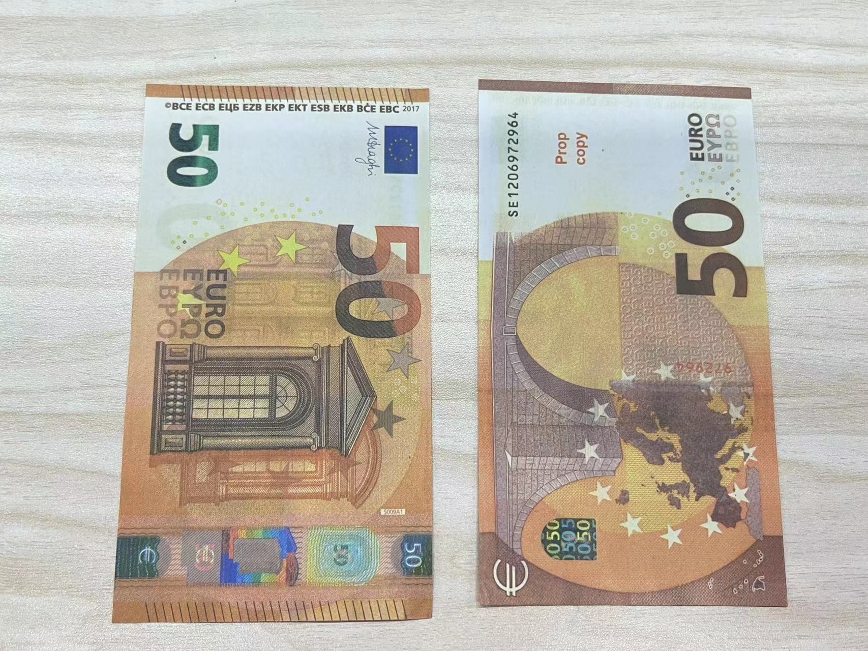 Copy Money Actual 1:2 Size 50% Party Bar Prop Coin Simulation 10 20 50 100 200 500 Euro Pound Fake Toy Film And Tele Pmtsf