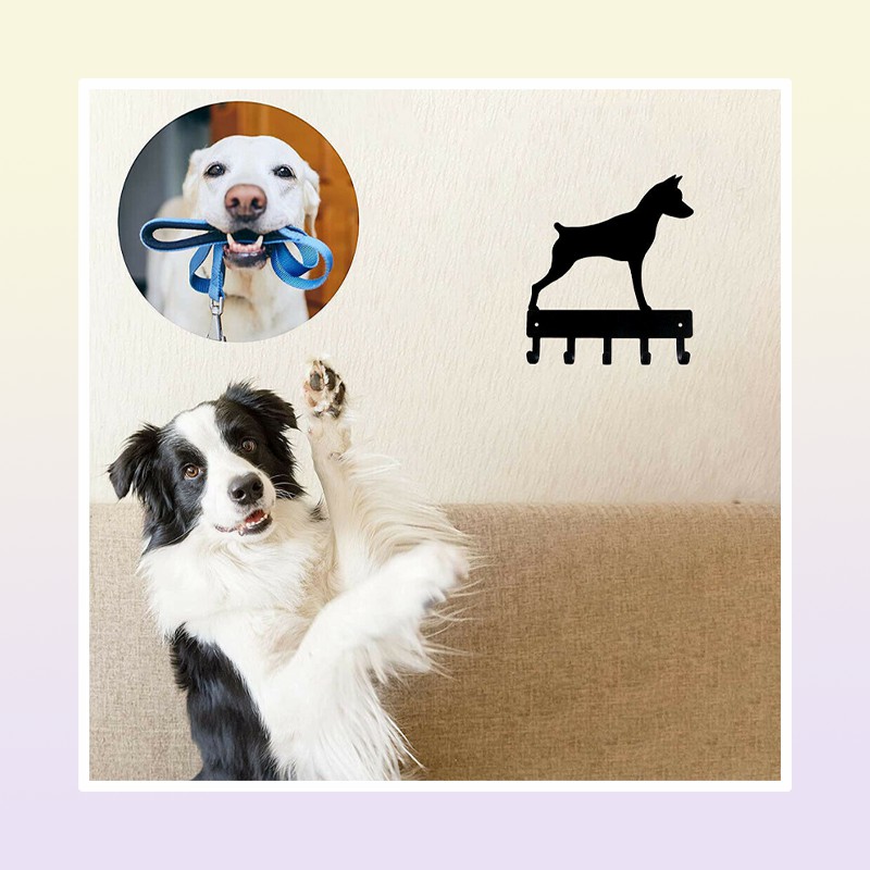 Miniature Pinscher Key Rack Dog Leash Hanger 6 inch9 inch Metal Wall Art4988729