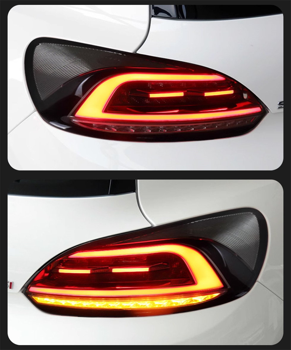 Auto Rear Lamp For VW Scirocco Tail light 2009-2014 Full LED Styling LED Running Lights Sequential Signal Taillight