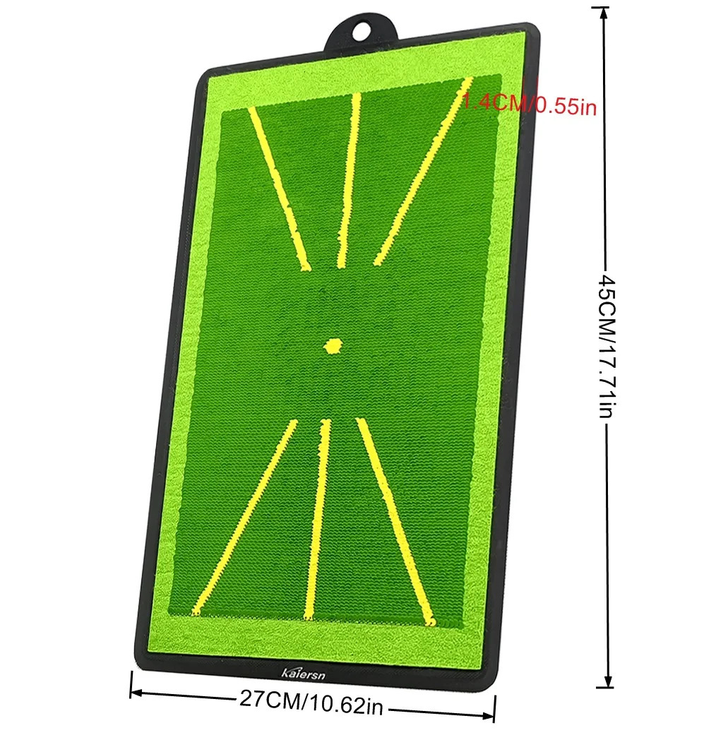 High Quality Golf Training Pad For Swing Detection Batting Ball Trace Directional Mat Swing Path Pads Swing Practice Pads 240104