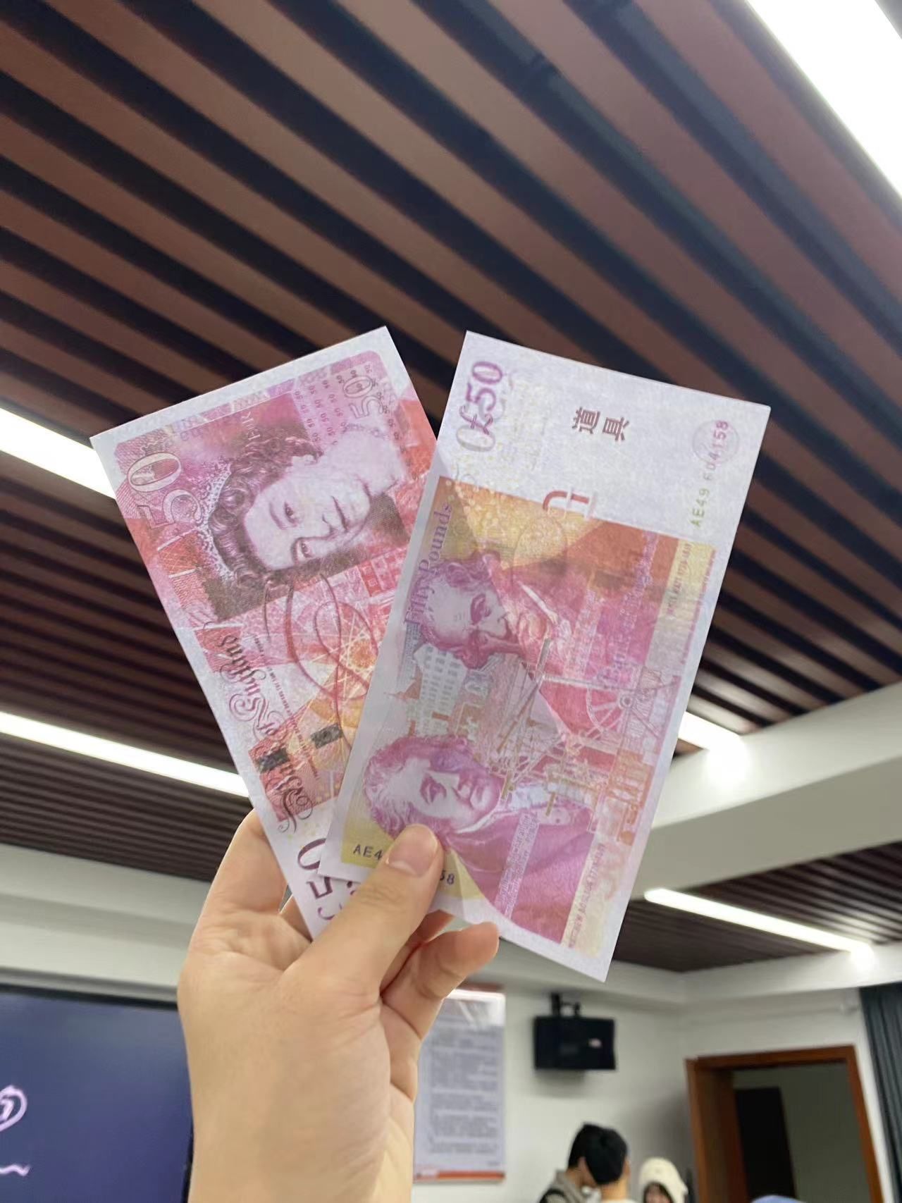 Copy Money Actual 1:2 Size US Dollar Euro Foreign Coins Currency Banknotes Fake Collection Tokens Chip Prop Cgbjw