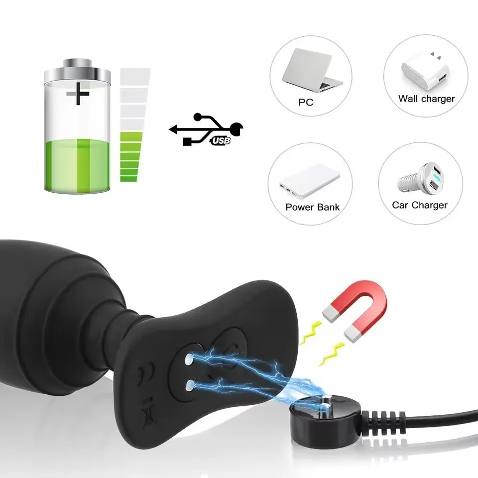 5 Frequency electric anal plug Remote butt plug electric prostate stimulator toy masturbator sex toy man 240105