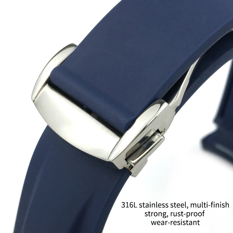 19mm 20mm 21mm 22mm Rubber SilICONe Watch Bands For 300 Strap Watchband Moon 240104