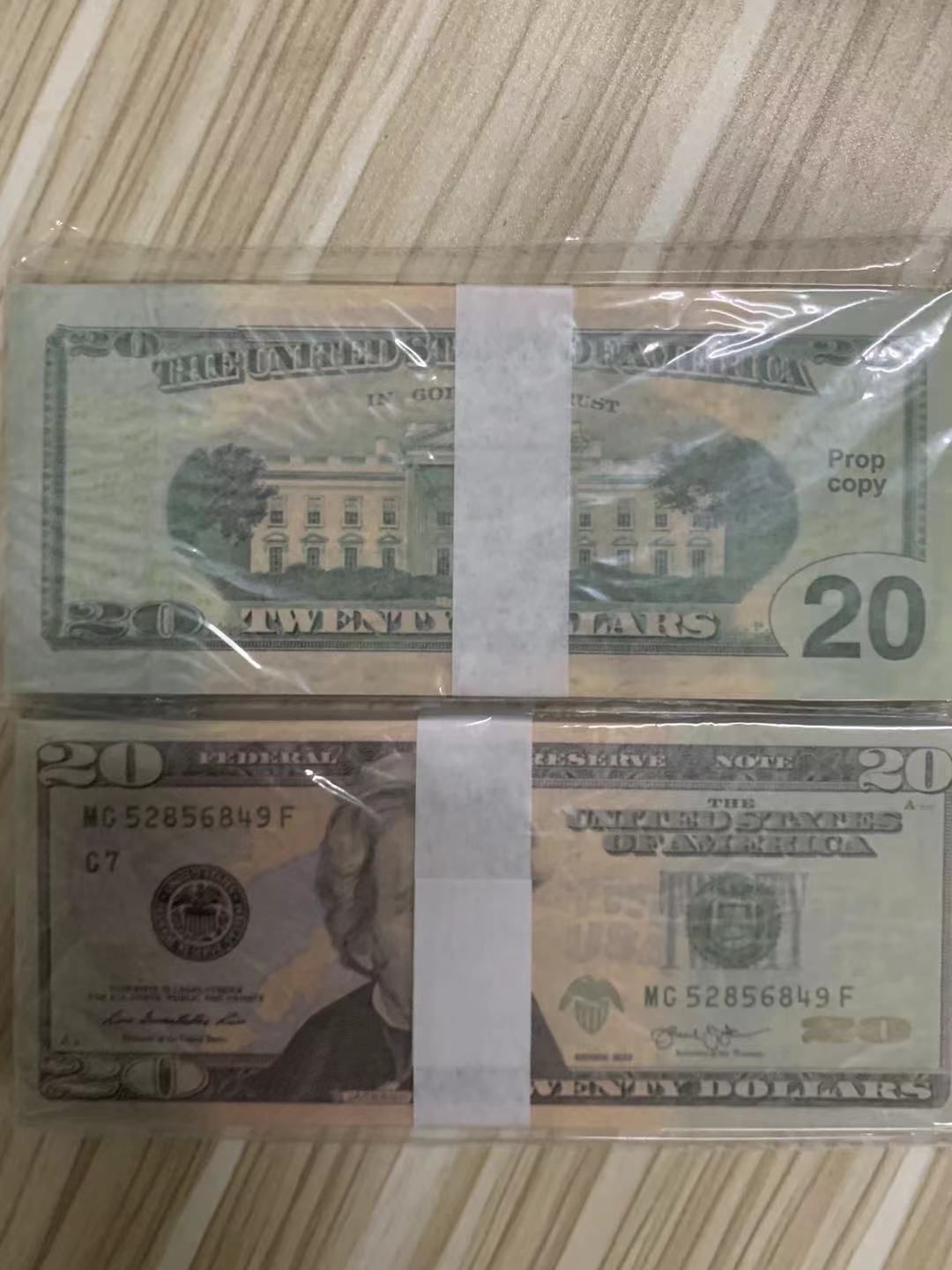 Copy Money Actual 1:2 Size Festive Party Supplies 50% Usa Dollars Prop Movie Banknote Paper Novelty Toys 1 5 Apqmr