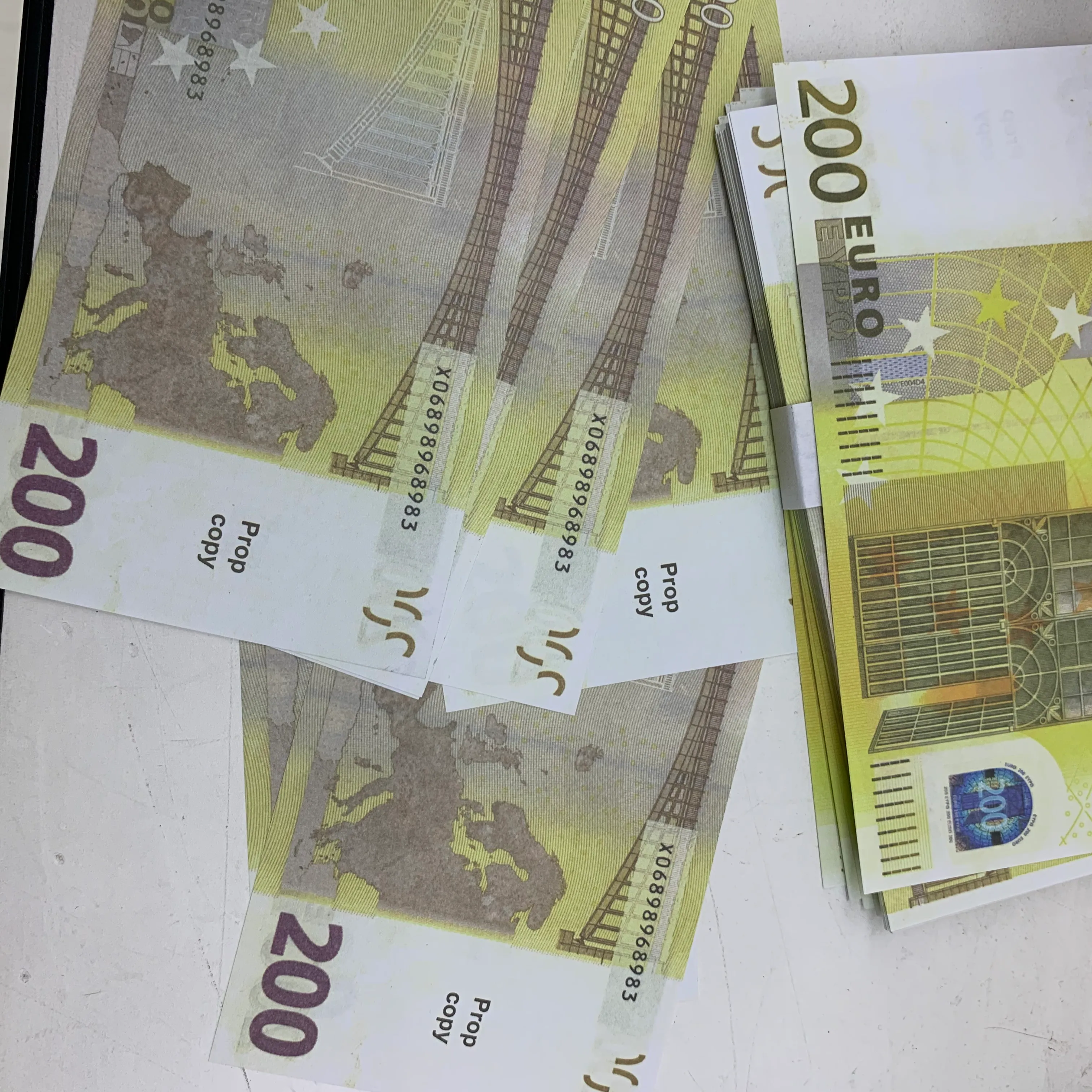 Copy Money Actual 1:2 Size US Dollar Euro Foreign Coins Currency Banknotes Fake Collection Tokens Chip Prop Cgbjw