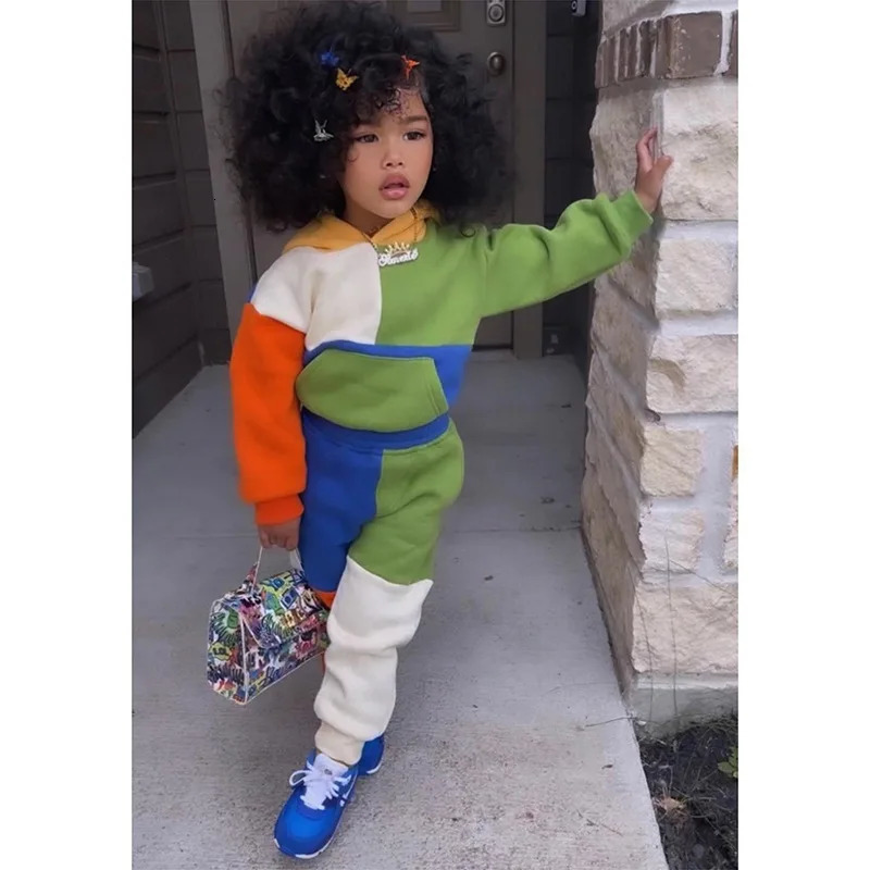 1to7Y Toddler Baby Girl Boy Clothes 2pcs Sets Infants Costume For Kids HoodiesSweatpants Chrismas Party Chirldren Set 240104