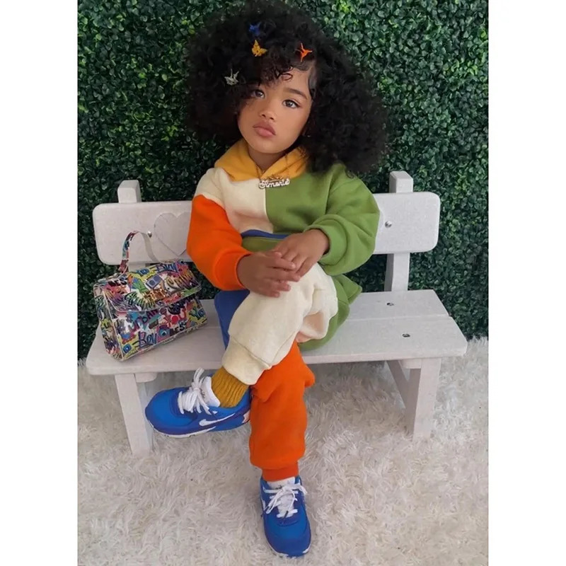1to7Y Toddler Baby Girl Boy Clothes 2pcs Sets Infants Costume For Kids HoodiesSweatpants Chrismas Party Chirldren Set 240104
