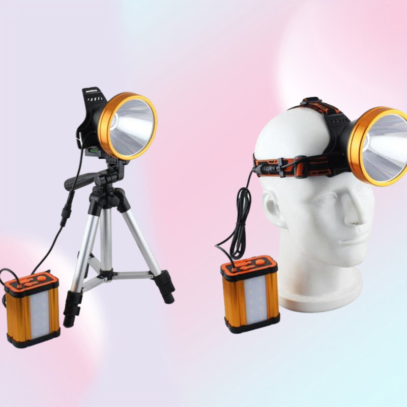 Headlamps Super Bright Headlight Strong Light Power Bank Waist Hanging HeadMounted Rechargeable Miner39s Lamp Durable