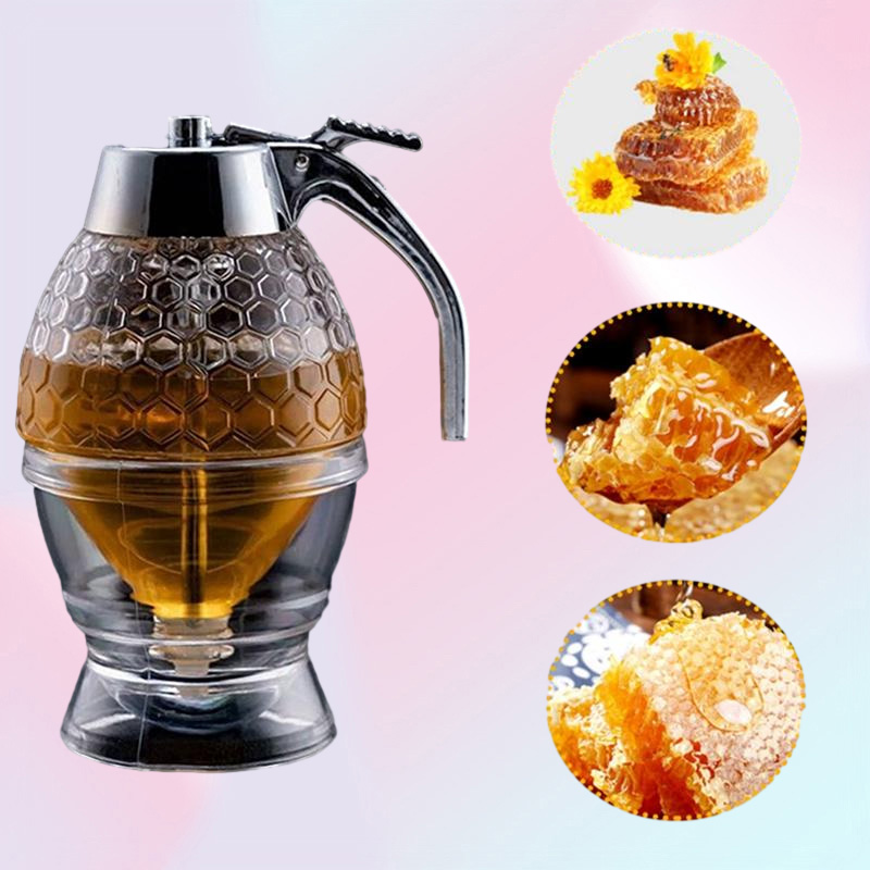 Storage Bottles 2PCS Dispenser NonDrip Syrup With Stand Cup Jar Special Pot For5519216