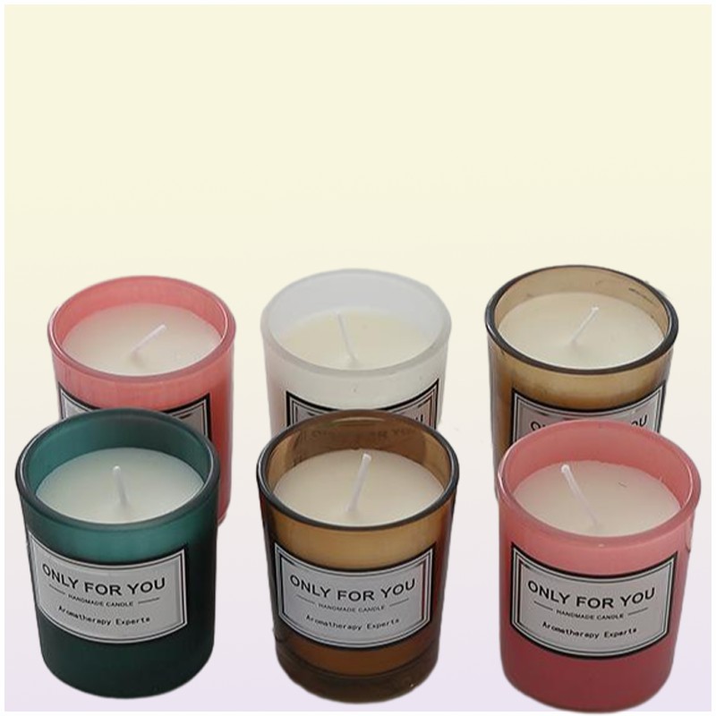 Candles Party Aroma Christmas Candle Bulk Scented Wedding Halloween With Lid Creative Bougie Parfumee Home Decoration BD50LZ9514770