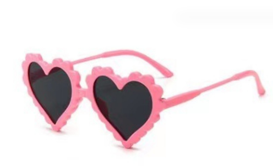 INS Kids love heart sunglasses girls candy color frame polarized sunglass goggles children UV 400 Protective beach glasses Z6517 Z260305