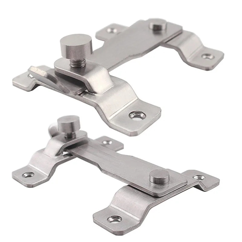 Stainless Steel Spring Door Bolt Wooden Plastic Steel Window Lock Buckle Furniture Cabinet Latch DIY Household Hardware Part