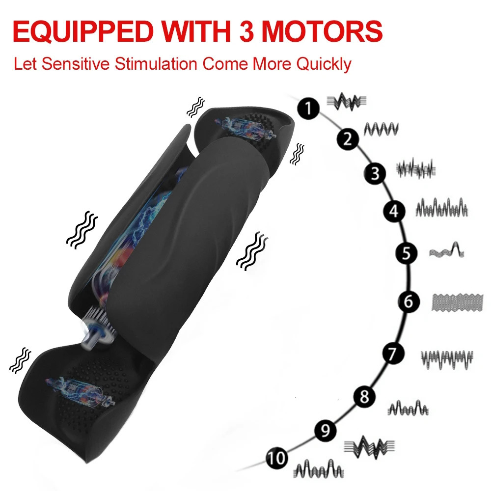 Automatic Male Masturbator Adjustable 10 Modes Masturbation Cup Adult Endurance Exercise Electric Sex Toys for Men 240105