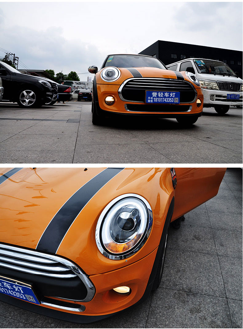 Car Head Lights for MINI COOPER 2014-20 18 F54 F55 F56 Head Lamp Upgrade DRL Dynamic Signal Lamp Head light Assembly