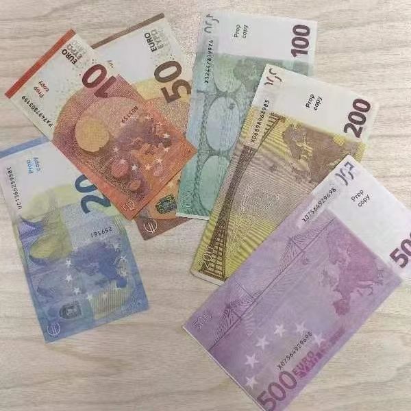 Copy Money Actual 1:2 Size Wholesale Entertainment Prank Simulation Props, Euro Hot Selling High-quality Cost-effective Items Copy
