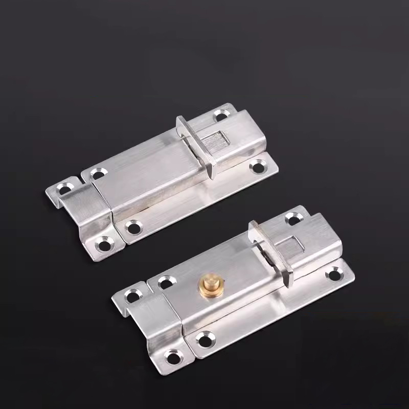 3/4inch Stainless Steel Spring Door Bolt Wooden Plastic Steel Window Lock Buckle Furniture Cabinet Latch DIY Household Hardware Part