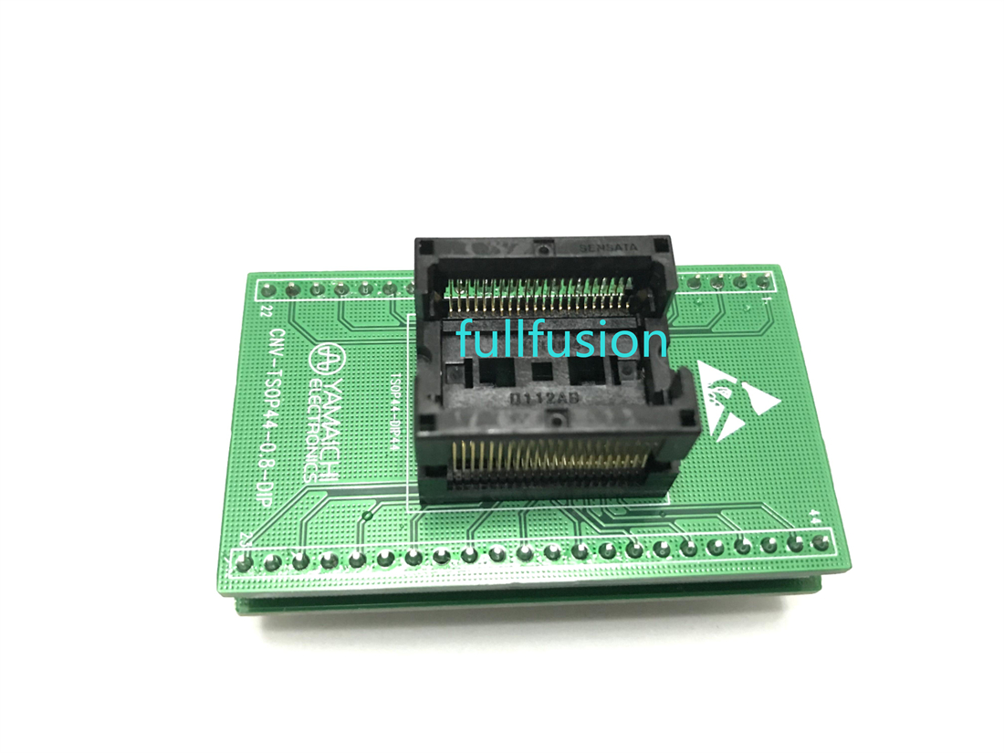 CTP044-112ABK-2 Sensata IC Test And Burn In Socket TSOP44 TO DIP Programming Adapter0.8mm Pitch Package Size 10.16mm