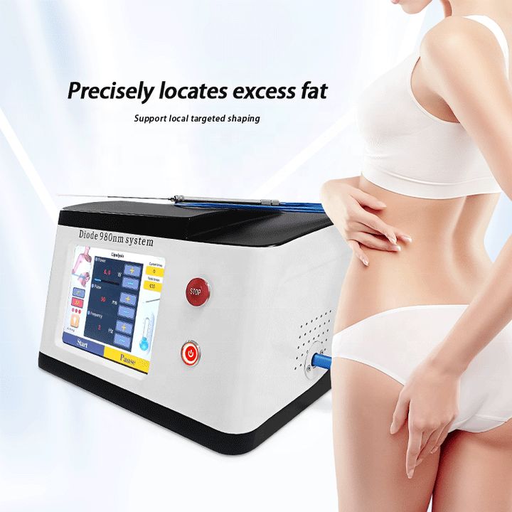 2024 Newest Clinic Laser 980nm lipolysis fat resolve facial lifting diode laser machine Clinic Laser 980 Liposuction Portable Equipment