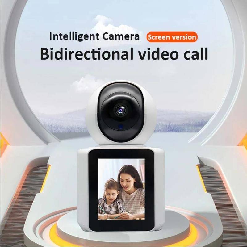 WIFI Camera dual Camera with 2.8 Inch Screen 1080P Two way Audio AI Video Call Baby Monitor CCTV Security camera V380Pro
