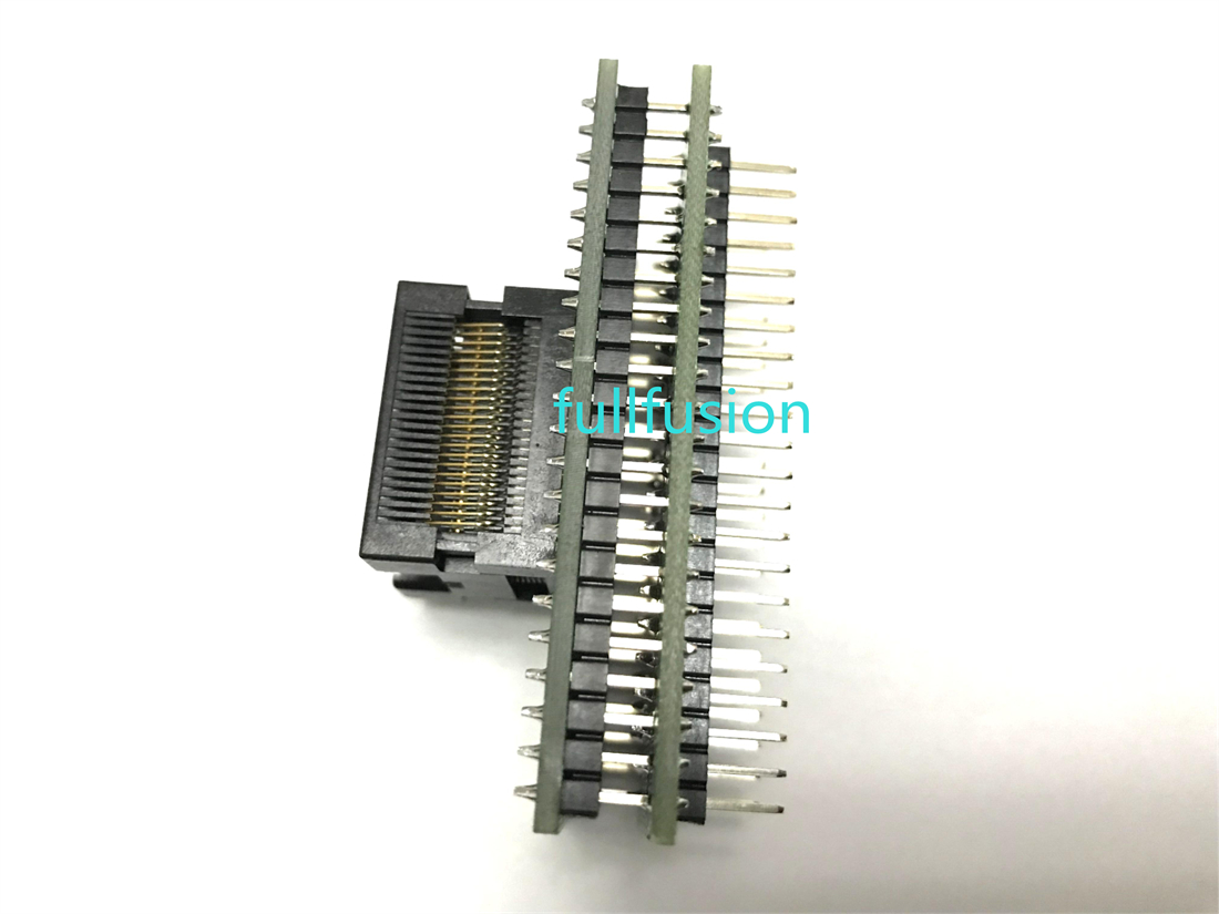 CTP044-112ABK-2 Sensata IC Test And Burn In Socket TSOP44 TO DIP Programming Adapter0.8mm Pitch Package Size 10.16mm