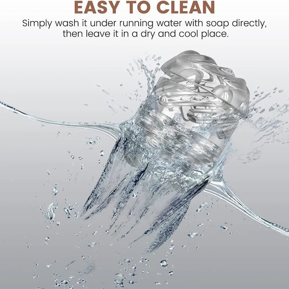 Diamond Crystal Jet Cup Masturbator Male Clip Suction Penis Trainer Adult Erotic Sex Toys 240105