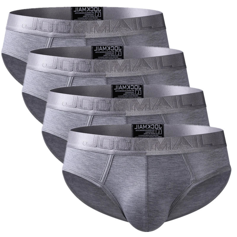 4PCSLot Briefs Men Bikini Male Underwear Slip Hombre Calzoncillos Cuecas Underpants breathable bamboo JM358 240105