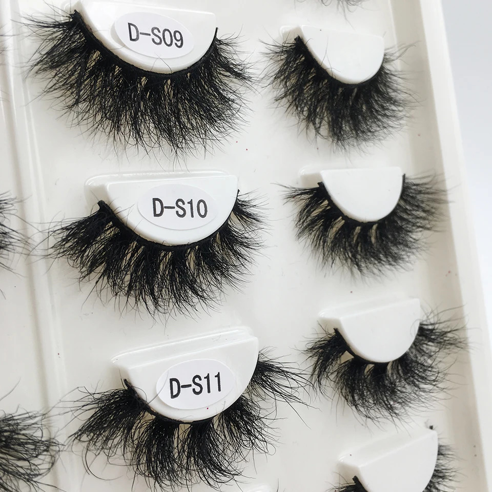 RED SIREN Mink Lashes Wholesale 51050 Pairs Fluffy Real Mink Hair Natural Eyelashes Wholesale Short Wispy Mink Eyelashes Bulk 240105