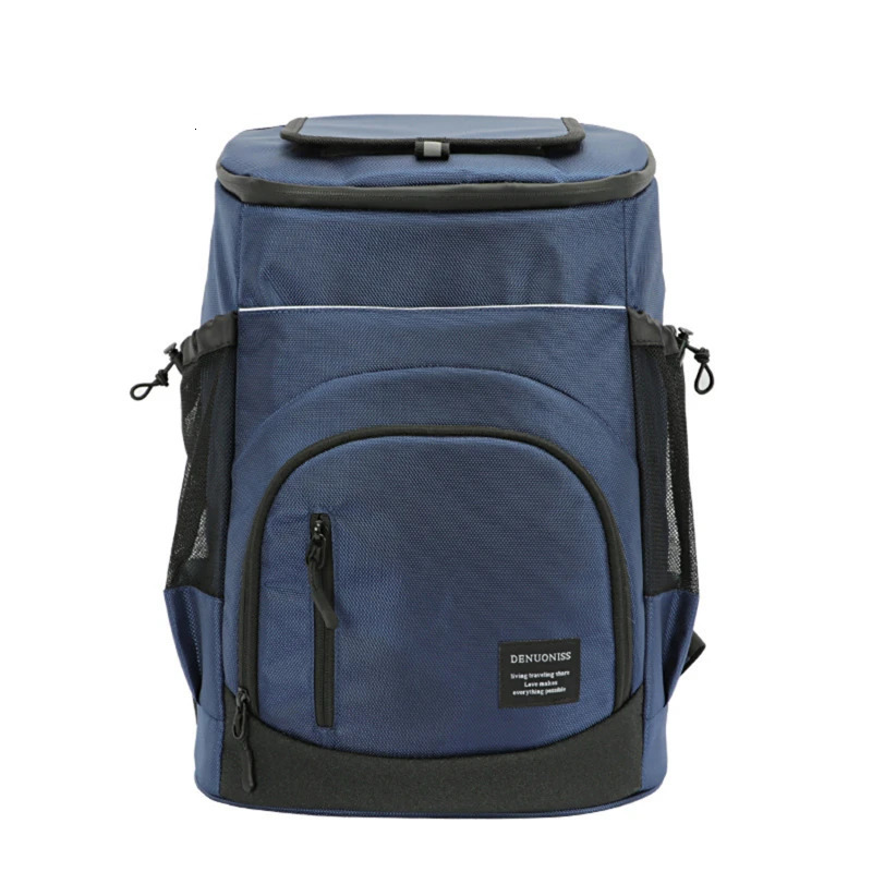 30L Refrigerator Bag Soft Large 36 Cans Insulated Cooler Backpack Thermal Isothermal Fridge Travel Beach Ice Beer Backpacks 240106
