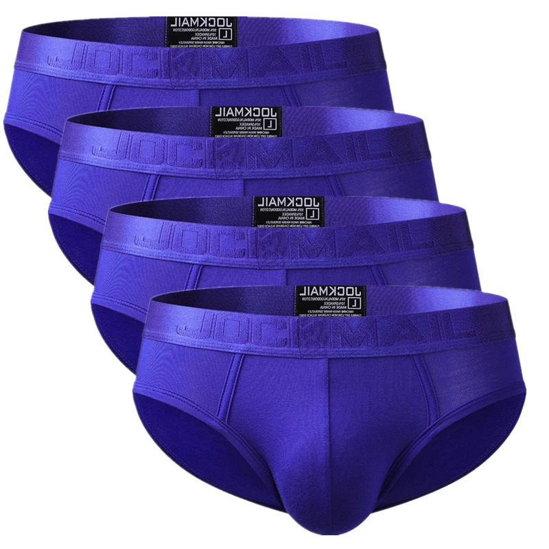 4PCSLot Briefs Men Bikini Male Underwear Slip Hombre Calzoncillos Cuecas Underpants breathable bamboo JM358 240105