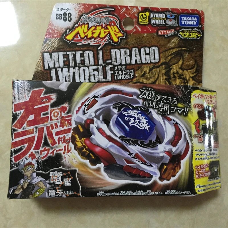 Tomy Beyblade BB88 Meteo L-Drago Metal Fusion LW105LF Battle Top Starter 240105