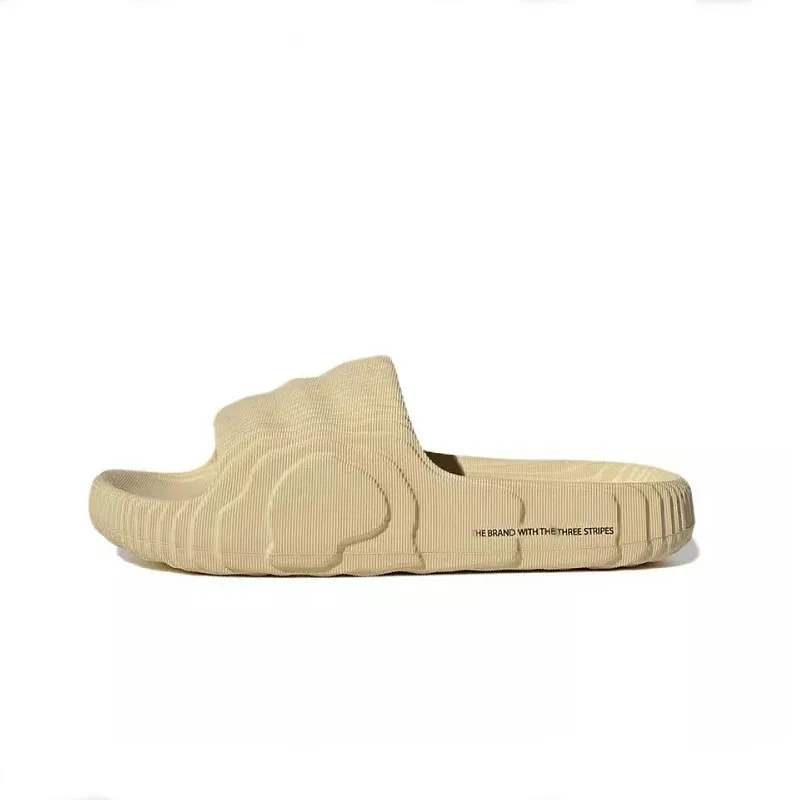 2024 Men Women Adilette 22 Slides Designer Slippers Magic Lime Desert Sand Sandals Green Glow Orange Back Grey Beach Shoes Outdoor Mens Slipper