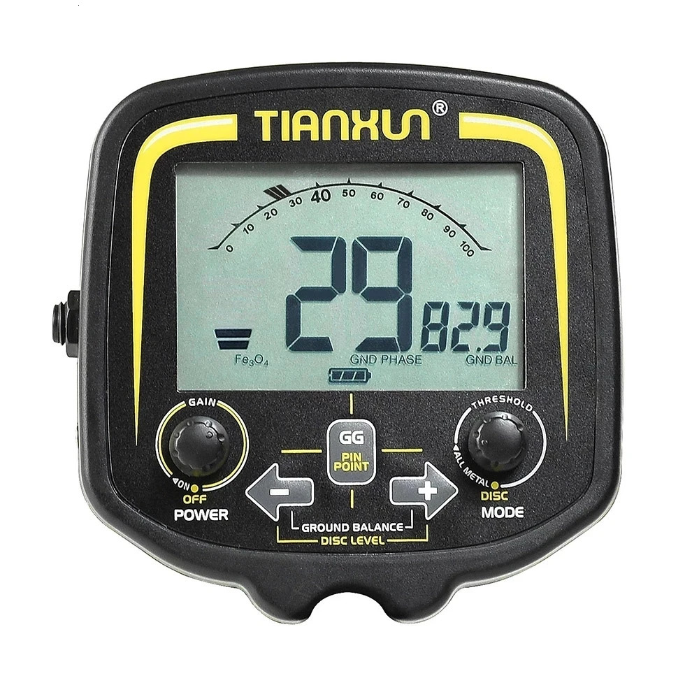 Professional Gold Metal Detector TX-850 High Sensitivity Treasure Hunter TX 850L Pinpointer Waterproof Coil Super Stable Modes 240105