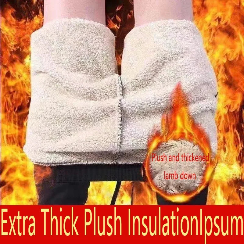 Men's Tracksuit Wool Cashmere Sets Men Hood Set Winter Thick Casual Outdoor Lamb Hooded Sportswear Male Suits Two Piece Set 240106