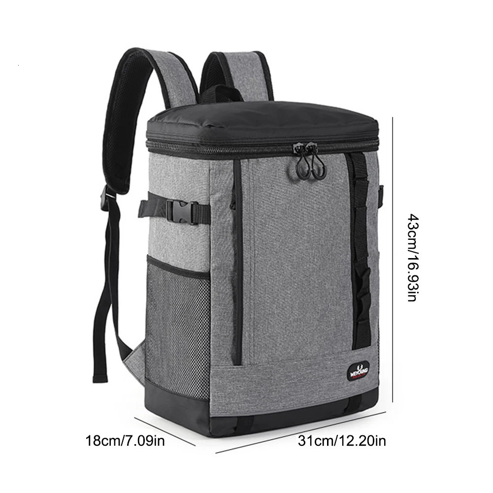 Thermal Backpack Waterproof Thickened Cooler Bag 20/24L Large Insulated Food Grade Family School Picnic Refrigerator Lunch Bag 240106