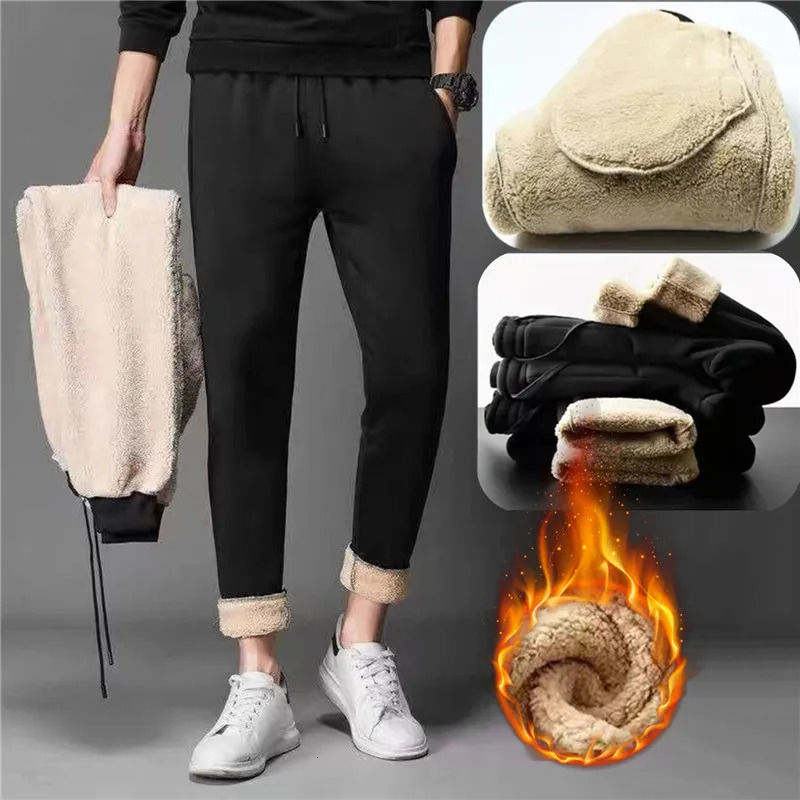 Men Winter Fleece Sets Mens Thick HoodiesPants Suit Man Hooded Sweatshirt Sportswear Tracksuits Male Hoodie Sweatsuits size 5XL 240106